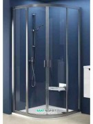 Душовий куточок Ravak Supernova SKCP4-80 напівкруглий профіль сатин скло grape 31140U00ZG
