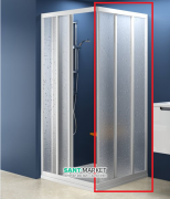 Дверь душевая раздвижная Ravak Supernova ASRV3-90 белый профиль полистирол pearl 15V7010211