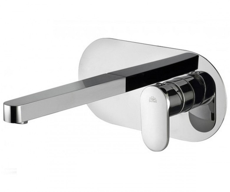 Змішувач для раковини одноважеля настінний Paffoni Candy хром CA 101 CR