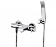 Смеситель однорычажный для ванны с ручным душем Paffoni Ringo хром RIN 023 CR