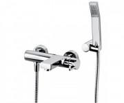 Змішувач одинважільний для ванни з ручним душем Paffoni Ringo хром RIN 023 CR