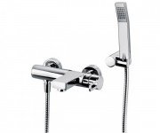 Смеситель однорычажный для ванны с ручным душем Paffoni Ringo хром RIN 023 CR