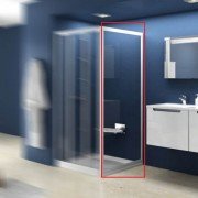 Стенка для душевой кабины Ravak Supernova APSS-90 профиль сатин стекло transparent 94070U02Z1