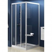 Стенка для душевой кабины Ravak Supernova APSS-90 профиль сатин стекло grape 94070U02ZG