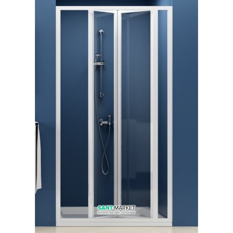 Двері душова складається Ravak Supernova SDZ3-100 білий профіль скло transparent 02VA0100Z1