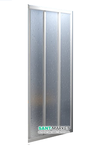 Двері душова розсувні Ravak Supernova ASDP3-90 білий профіль полістирол pearl 00V7010211