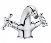 Смеситель для биде двухвентильный Roca Carmen с донным клапаном click-clack латунь хром A5A6A4BC00