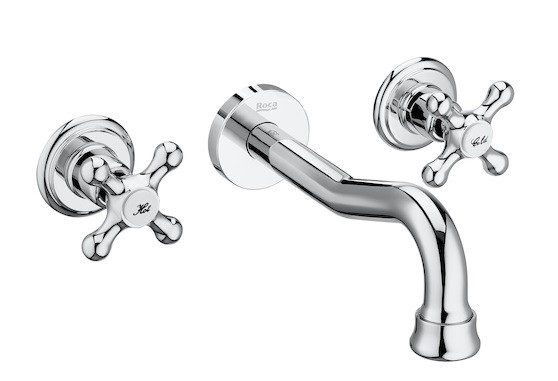 Встраиваемый двухвентильный смеситель для раковины Roca Carmen латунь хром A5A474BC00