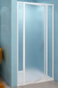 Дверь душевая поворотная Ravak Supernova SDOP-90 белый профиль стекло grape 03V70100ZG