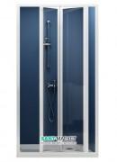 Дверь душевая складывающаяся Ravak Supernova SDZ3-80 белый профиль стекло transparent 02V40100Z1