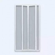 Дверь душевая складывающаяся Ravak Supernova SDZ3-80 белый профиль стекло grape 02V40100ZG