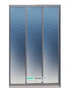 Двері душова розсувні Ravak Supernova ASDP3-80 профіль сатин полістирол pearl 00V40U0211