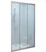 Двері душова розсувні Ravak Supernova ASDP3-100 профіль сатин скло grape 00VA0U02ZG