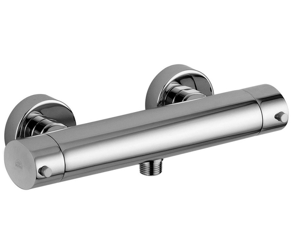 Смеситель с термостатом двухвентельный для душа  Paffoni Berry хром BRQ 168 CR