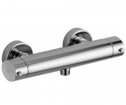 Смеситель с термостатом двухвентельный для душа  Paffoni Berry хром BRQ 168 CR