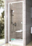 Двері душова поворотна Ravak Pivot PDOP1-80 білий профіль скло transparent 03G40101Z1