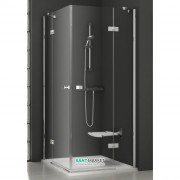 Душовий куточок прямокутний Ravak SmartLine SMSRV4 - 80 профіль хром скло transparent 1SV44A00Z1
