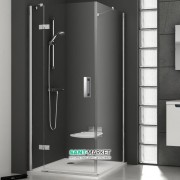 Дверь душевая распашная Ravak SmartLine SMSD2-110 B-L профиль хром стекло transparent 0SLDBA00Z1