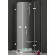 Душевой уголок полукруглый Ravak SmartLine SMSKK4-80 профиль хром стекло transparent 3S244A00Y1