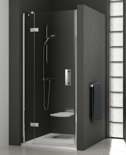 Двері душова орні Ravak SmartLine SMSD2-110 A-L профіль хром скло transparent 0SLDAA00Z1