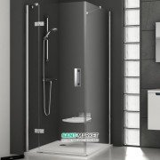 Двері душова орні Ravak SmartLine SMSD2-110 B-L профіль хром скло transparent 0SLDBA00Z1