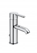 Смеситель для раковины однорычажный Roca Carelia с донным клапаном латунь хром A5A308AC0K