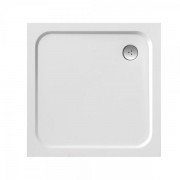 Душовий піддон з литого мармуру Ravak Perseus Pro-80 Chrome білий XA044401010