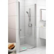 Двері душова одноелементна Ravak Chrome CSD1-80 профіль сатин прозоре скло 0QV40U00Z1