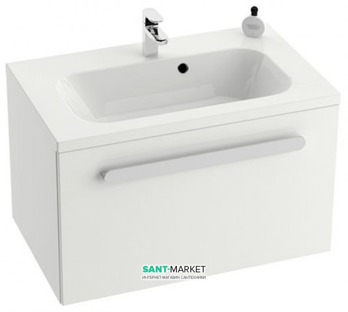 Тумба под раковину подвесная Ravak Chrome SDU 800 ДСП/МДФ белый X000000534