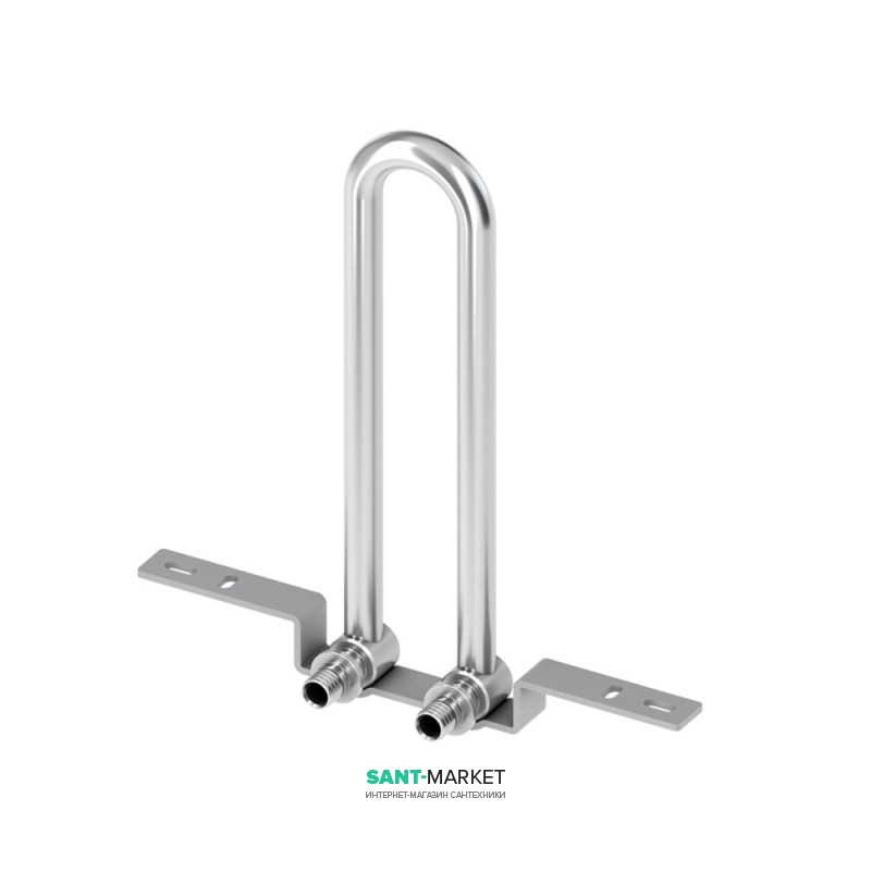 Монтажний вузол для підключення радіатора Tece TECEflex настінний 16х15 L330 мм 714905