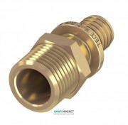 Переходник прямой с наружной резьбой Tece TECEflex 16 х 1/2 латунь 765502