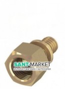 Переходник прямой Tece Teceflex с внутренней резьбой 16 х 1/2 латунь 765002