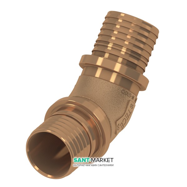 Угловое соединение TECE TECEflex 45° 63х63 бронза 707166