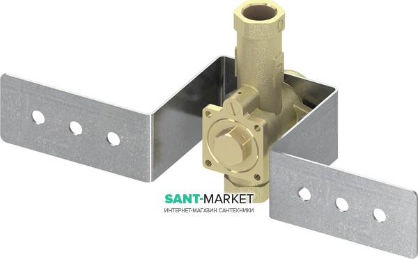 Клапан смыва писсуара TECE TECEbox с монтажной пластиной металл 9370021