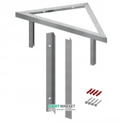 Комплект для установки модуля под углом 45 градусов к стене Tece Teceprofil нержавеющая сталь 9380004