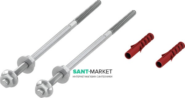 Комплект шпилек для крепления модуля к стене Tece TECEprofil металл пластик 9380007