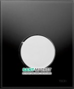 Панель змиву для пісуара TECE TECEloop Urinal скляна чорна колір клавіші хром глянсовий 9242656