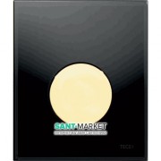 Панель змиву для пісуара TECE TECEloop Urinal скляна чорна колір клавіші позолочений 9242658