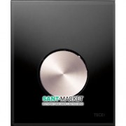 Панель змиву для пісуара TECE TECEloop Urinal скляна чорна колір клавіші нержавіюча сталь 9242663