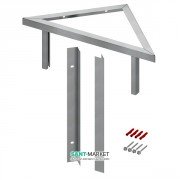 Комплект для установки модуля под углом 45 градусов к стене Tece Teceprofil нержавеющая сталь 9380004