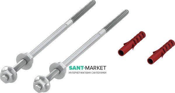 Комплект шпилек для крепления модуля к стене Tece TECEprofil металл пластик 9380007