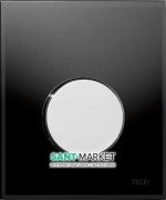 Панель смыва для писсуара TECE TECEloop Urinal стеклянная черная цвет клавиши хром глянцевый 9242656