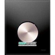 Панель змиву для пісуара TECE TECEloop Urinal скляна чорна колір клавіші нержавіюча сталь 9242663