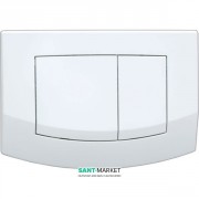 Кнопка смыва TECE TECEambia с двумя клавишами пластик белый антибактериальное покрытие 9240240