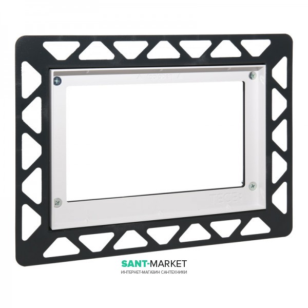 Монтажная рамка для установки стеклянных панелей Tece TECEloop/TECEsquare на уровне стены белый 9240646