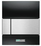 Панель смыва для писсуара TECE TECEsquare Urinal стеклянная черная клавиша нержавеющая сталь 9242806