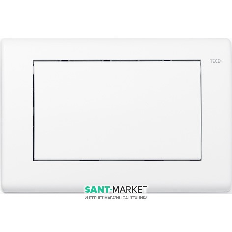 Панель смыва для унитаза Tece TECEplanus с одной клавишей нержавеющая сталь белый матовый 9240312