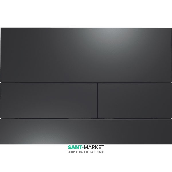 Панель змиву для унітазу TECE TECEsquare II з двома клавішами чорний матовий 9240833