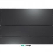 Панель змиву для унітазу TECE TECEsquare II з двома клавішами чорний матовий 9240833