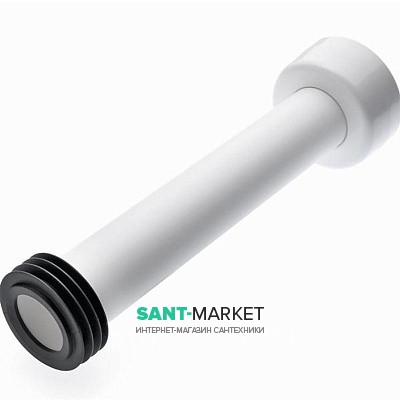 Патрубок з гумовою манжетою для під'єднання підлогового унітазу Tece Tecebox пластик 9221011